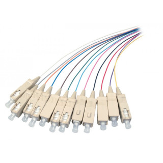 Techly ILWL PG-SC-OM4 câble InfiniBand et à fibres optiques 2 m Multicolore