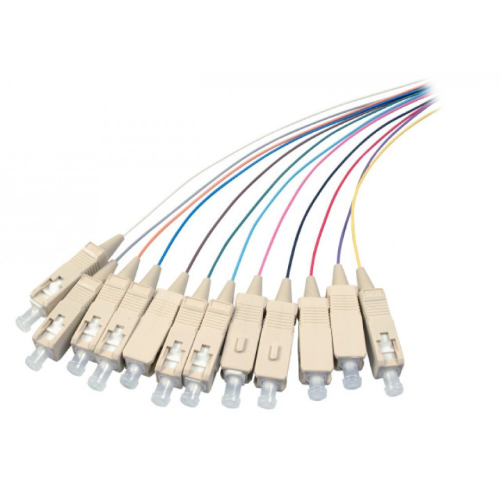 Techly ILWL PG-SC-OM4 câble InfiniBand et à fibres optiques 2 m Multicolore