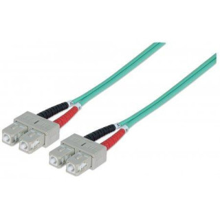 Techly SC M-M 3m câble InfiniBand et à fibres optiques Couleur aqua