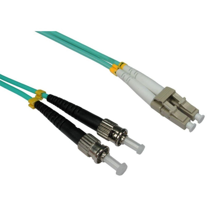 Techly ST-LC M-M 3m câble InfiniBand et à fibres optiques Couleur aqua