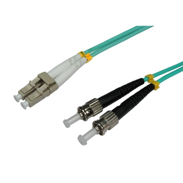 Techly ST-LC M-M 20m câble InfiniBand et à fibres optiques Couleur aqua