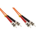 Techly ST M-M 10m câble InfiniBand et à fibres optiques Orange