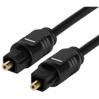 Techly 5m Toslink/Toslink câble audio Noir