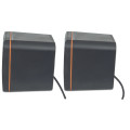 Techly ICC SP-320ETY haut-parleur Noir Avec fil 3 W