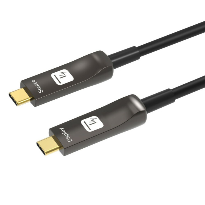 Techly ICOC-U3C-HY-010 câble USB 10 m USB C 21,6 Gbit/s Noir