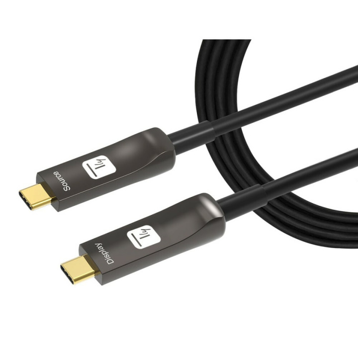 Techly ICOC-U3C-HY-010 câble USB 10 m USB C 21,6 Gbit/s Noir