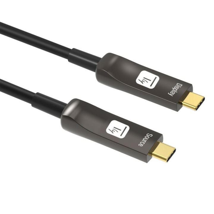 Techly ICOC-U3C-HY-010 câble USB 10 m USB C 21,6 Gbit/s Noir