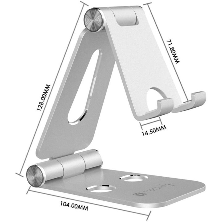 Techly I-SMART-STAND6 support Support passif Mobile/smartphone Argent