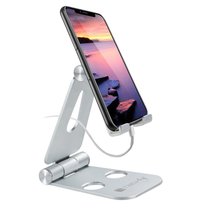 Techly I-SMART-STAND6 support Support passif Mobile/smartphone Argent