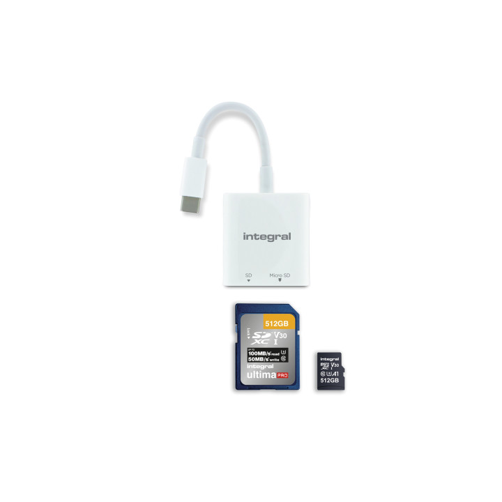 Integral INCRSDMSD3-0-C lecteur de carte mémoire