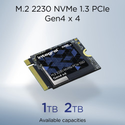 Integral INSSD1TM2230G4 disque SSD 1 To M.2 PCI Express 4.0 NVMe QLC