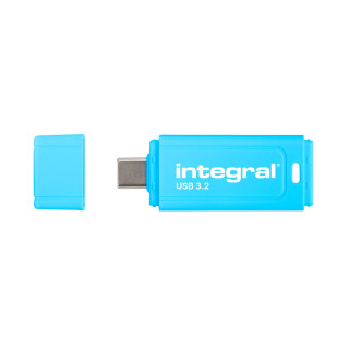 Integral Neon-C INFD32GBNEONCB3.2 lecteur USB flash 32 Go USB Type-C 3.2 Gen 1 (3.1 Gen 1) Noir