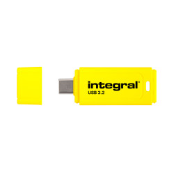 Integral Neon-C INFD32GBNEONCYL3.2 lecteur USB flash 32 Go USB Type-C 3.2 Gen 1 (3.1 Gen 1) Noir