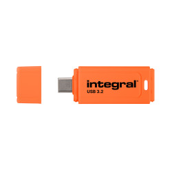 Integral Neon-C INFD32GBNEONCOR3.2 lecteur USB flash 32 Go USB Type-C 3.2 Gen 1 (3.1 Gen 1) Noir