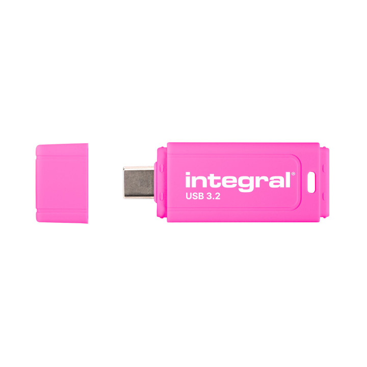 Integral Neon-C INFD32GBNEONCPK3.2 lecteur USB flash 32 Go USB Type-C 3.2 Gen 1 (3.1 Gen 1) Noir