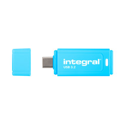 Integral Neon-C INFD64GBNEONCB3.2 lecteur USB flash 64 Go USB Type-C 3.2 Gen 1 (3.1 Gen 1) Noir