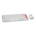 Logitech Pop Icon Combo clavier Souris incluse Universel Bluetooth AZERTY Français Blanc