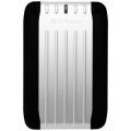 Verbatim Traveller USB3.0 disque dur externe 750 Go 5400 tr/min Micro-USB B 3.2 Gen 1 (3.1 Gen 1) Noir, Argent