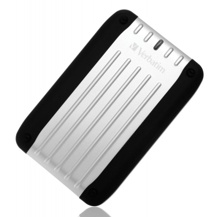 Verbatim Traveller USB 3.0 1TB disque dur externe 1 To 5400 tr/min 2.5" Micro-USB B 3.2 Gen 1 (3.1 Gen 1) Noir, Argent
