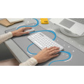 Logitech Pebble 2 Combo clavier Souris incluse Universel RF sans fil + Bluetooth AZERTY Français Blanc