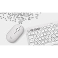 Logitech Pebble 2 Combo clavier Souris incluse Universel RF sans fil + Bluetooth AZERTY Français Blanc