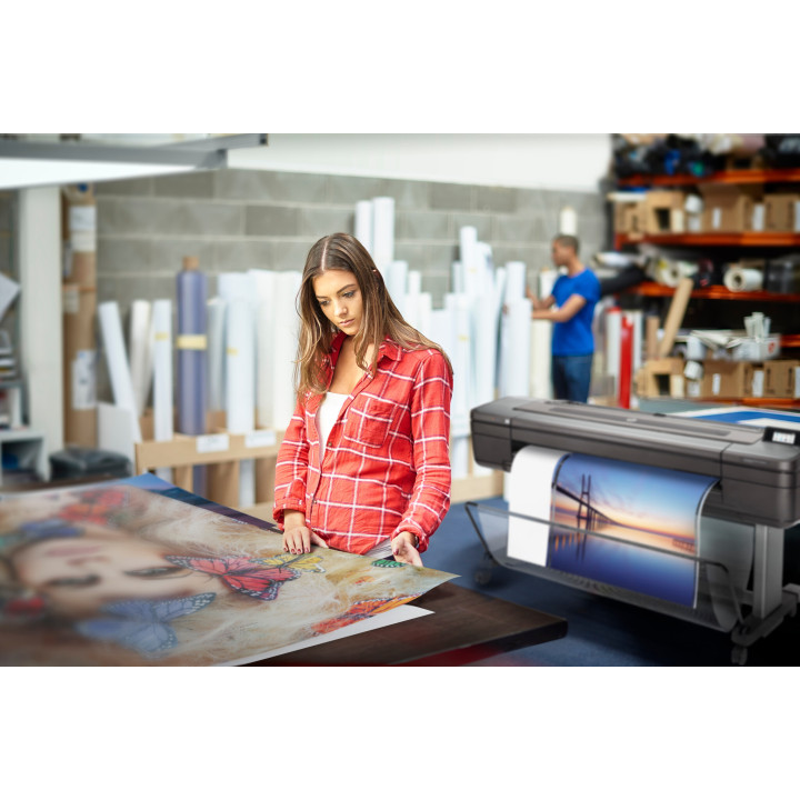 HP Designjet Imprimante Z9+dr PostScript de 44 pouces avec coupe-bordures verticales