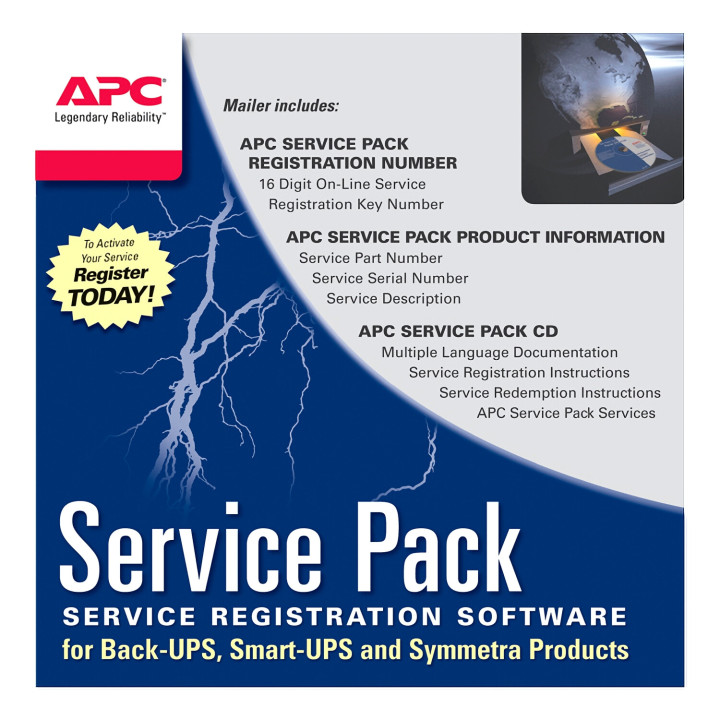 APC Service Pack 3 Year Extended Warranty 3 année(s)