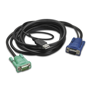 APC Moniteur LCD en rack intégré d' /Câble USB KVM (1,8 m)