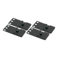 APC NetShelter - Adapter Kit - Converti rack 23P à 19P - 0U - Noir