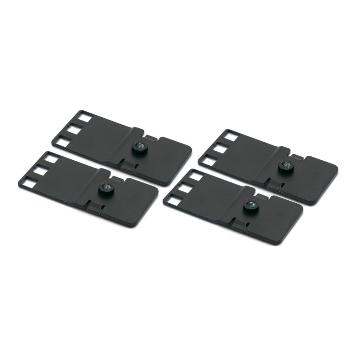 APC NetShelter - Adapter Kit - Converti rack 23P à 19P - 0U - Noir