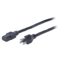 APC PWR C13 / 5-15P, 2.4 m Noir 2,4 m NEMA 5-15P