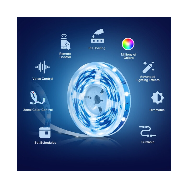 TP-Link Tapo L920-5 Ruban lumineux universel LED 5000 mm
