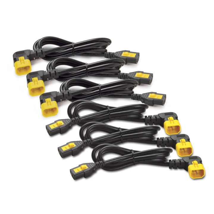 APC NetShelter - Kit cordon d'alimentation - Connecteurs à 90° - 1,22m