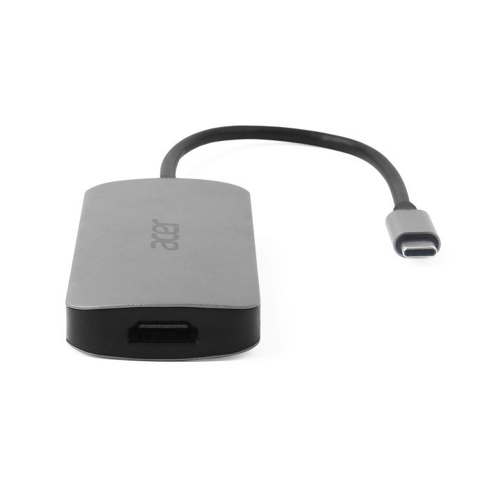 Acer 7in1 Type C Dongle Avec fil USB 3.2 Gen 1 (3.1 Gen 1) Type-C Argent