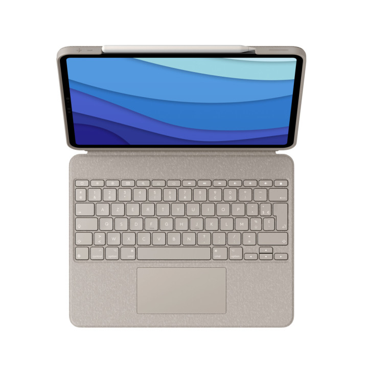 Logitech Combo Touch AZERTY Français Smart Connector Sable