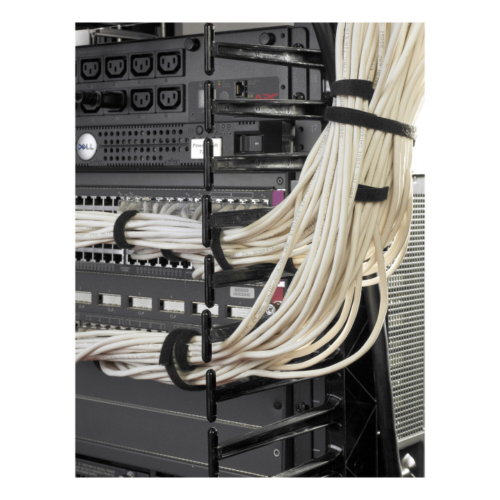 APC Gestionnaire de câbles vertical Valueline pour racks à 2 et 4 montants, 84" (H) x 12" (l), un seul côté avec porte