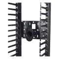 APC Gestionnaire de câbles vertical Valueline pour racks à 2 et 4 montants, 84" (H) x 12" (l), un seul côté avec porte