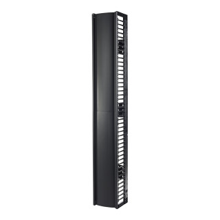 APC Gestionnaire de câbles vertical Valueline pour racks à 2 et 4 montants, 84" (H) x 12" (l), un seul côté avec porte