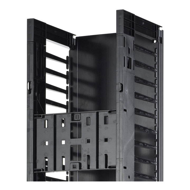 APC Gestionnaire de câbles vertical Valueline pour racks à 2 et 4 montants, 84" (H) x 12" (l), un seul côté avec porte