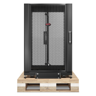 APC Coffret NetShelter SX 18U, pour armoire en rack serveur 600 x 900 mm, avec panneaux latéraux noirs, emballage antichoc