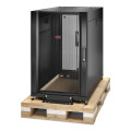 APC Coffret NetShelter SX 18U, pour armoire en rack serveur 600 x 1 070 mm, avec panneaux latéraux noirs, emballage antichoc