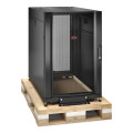 APC Coffret NetShelter SX 18U, pour armoire en rack serveur 600 x 1 070 mm, avec panneaux latéraux noirs, emballage antichoc