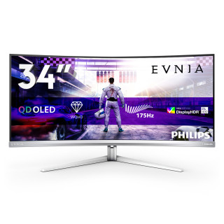 Philips 34M2C7600MV/00 écran plat de PC 86,4 cm (34") 3440 x 1440 pixels Wide Quad HD LCD Blanc