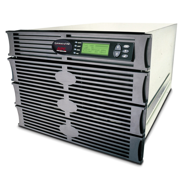 APC Symmetra RM - rack onduleur 19P - 8U - 6kVA - 230V - extensible à 6kVA N+1