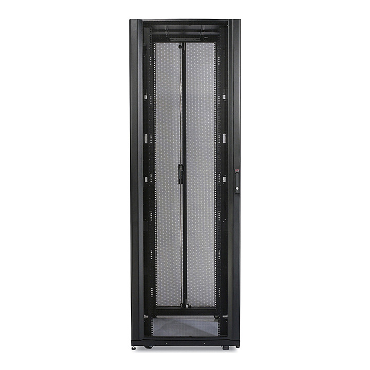 APC NetShelter SX 42U 750 mm de largeur x 1070 mm de profondeur Enveloppe avec côtés Noir - 907 kg. Emballage antichoc