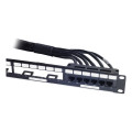 APC 50ft Cat6 UTP, 6x RJ-45 - 6x RJ-45 câble de réseau Noir 15,24 m U/UTP (UTP)