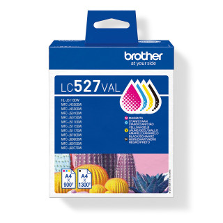 Brother LC527VAL Cartouche d'encre d'origine, pack économique