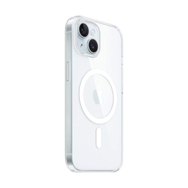 Apple Coque transparente avec MagSafe pour iPhone 15
