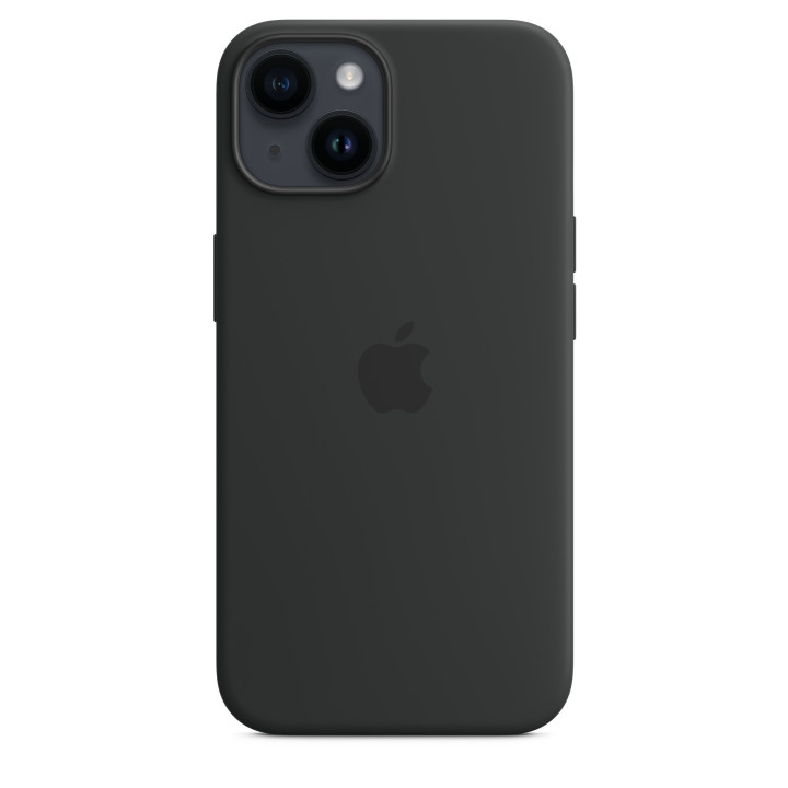 Apple Coque en silicone avec MagSafe pour iPhone 14 - Minuit