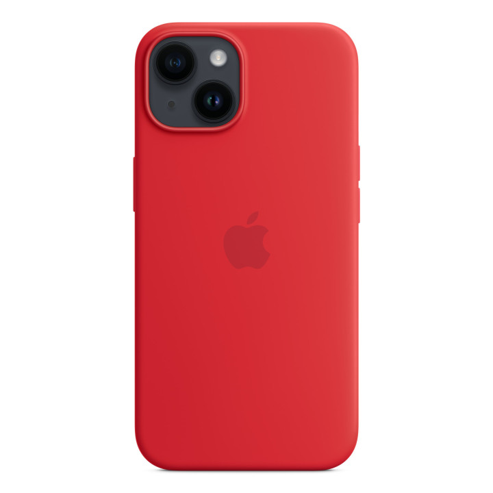 Apple Coque en silicone avec MagSafe pour iPhone 14 - (PRODUCT)RED